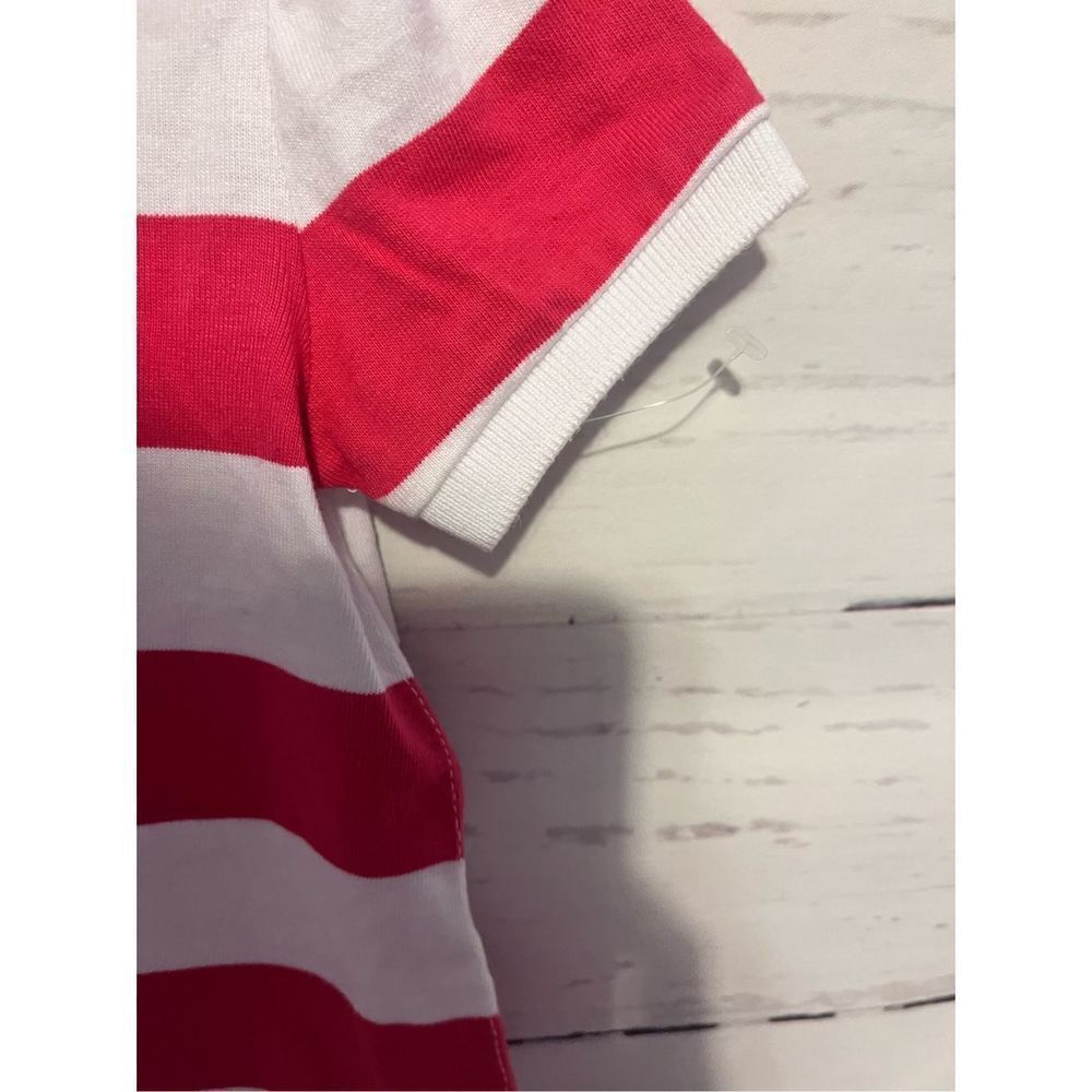 Ralph Lauren Pink and White striped polo dress 18 months - Picture 3 of 4